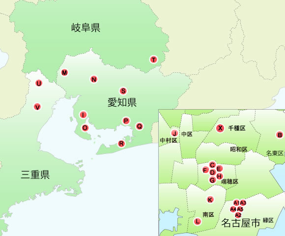 協力・関連施設MAP